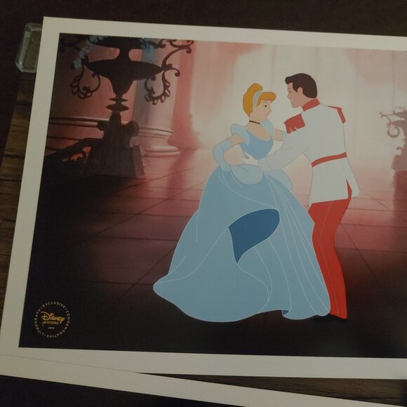 Disney Cinderella lithograph 2012 At prints 14x10 set of 4 - Picture 2 of 8
